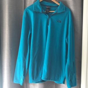 North Face Fleece 1/4 zip pull over